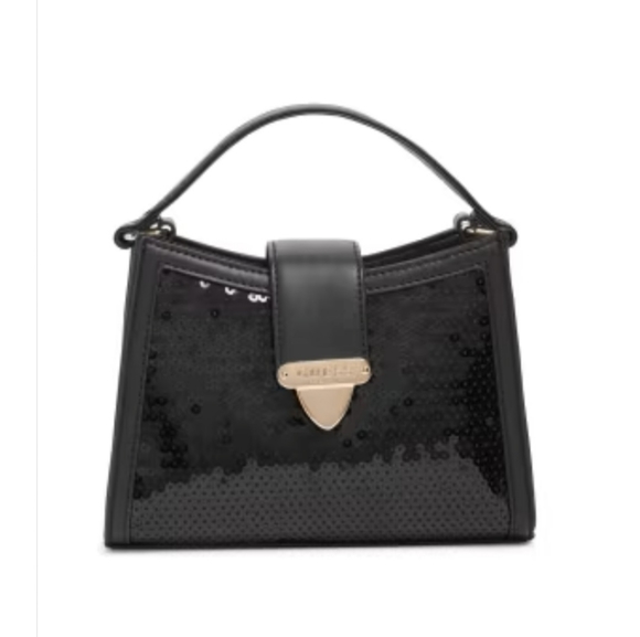 Guess Crossbody Black Bag Top Handles Tanyel NEW - Picture 13 of 14